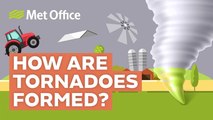 How are tornadoes formed?