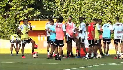 Imagens do treino do São Paulo desta quinta-feira