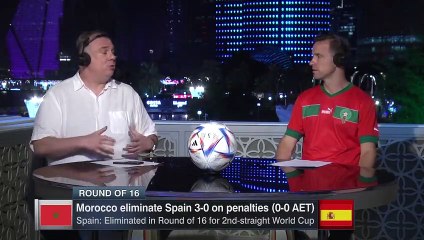Morocco vs Spain reaction- Has Sergio Busquets EVER taken a penalty before