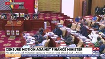 Censure Motion Against Finance Minister: Parliament to vote on Ken Ofori-Atta continuous stay in office