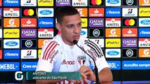 Antony fala do grupo do São Paulo na Libertadores