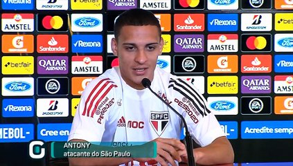 Antony Sempre tive o sonho de jogar a Libertadores pelo São Paulo