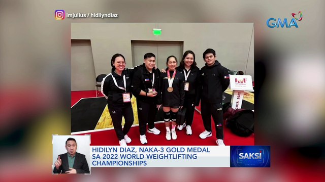 Hidilyn Diaz, naka-3 gold medal sa 2022 IWF World Weightlifting Championships | Saksi