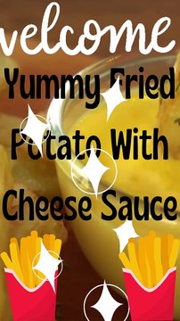 Yummy Fried Potato With Cheese Sauce#shorts| Tasty Table| Potato Snack Recipe| Potato Fries