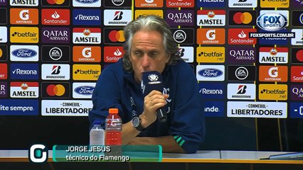 Após vitória,  Jorge Jesus elogia desempenho da equipe  fora de casa