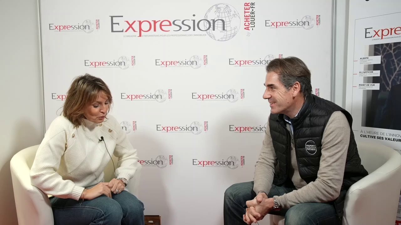 Salon FNAIM 2022 - Interview de Marc Jelensperger Fondateur de PROPERTY- PARTNERS réalisée par Stéphanie de Muru