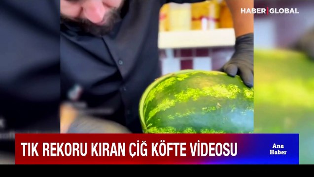 20 milyondan fazla izlendi... Tık rekoru kıran çiğ köfte videosu