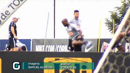 Imagens do treino do Corinthians desta segunda-feira