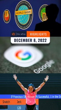 Rappler's highlights: Maharlika Wealth fund, Google searches, and Hidilyn Diaz | December 8, 2022 | The wRap