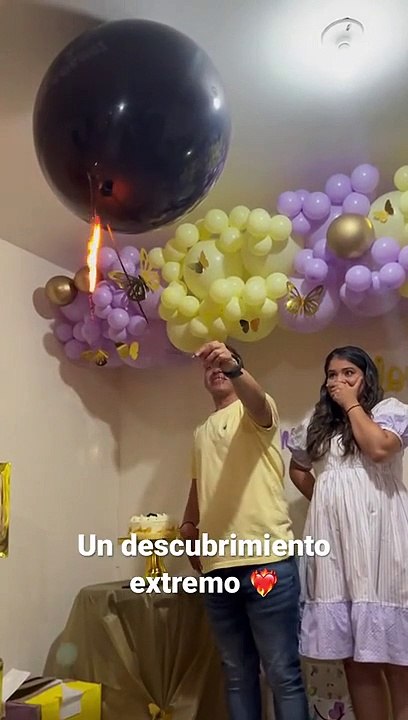 Gender reveal avec un ballon et une flamme... Pire idée du jour