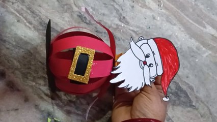 Easy Christmas Decoration | Wall Decoration | Paper Craft  | Santa #viralvideo #christmasdecorations