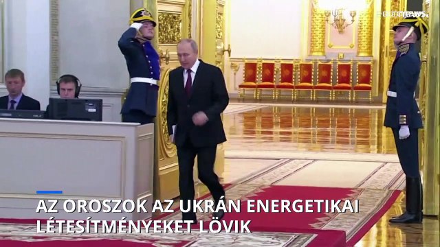 Putyin: Oroszország szándékosan Ukrajna energetikai létesítményeit támadja