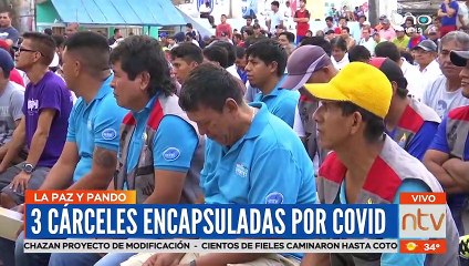 Tres cárceles encapsuladas por Covid en el país