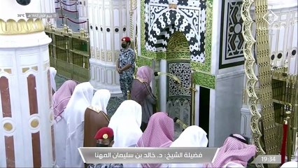 صلاة العشاء من المسجد النبوي الشريف - الثلاثاء 14430313هـ