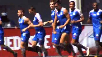 Imagens do treino do Santos desta terça-feira