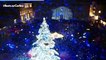 Pesaro, accensione delle luminarie di Natale. Esplode la festa in piazza