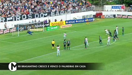 Confira os gols da derrota do Palmeiras em Bragança Paulista