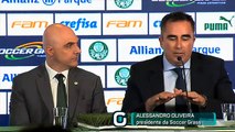 Presidentes do Palmeiras e Soccer Grass apresentam novo gramado do Palmeiras