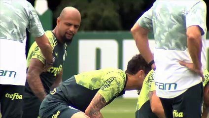 Veja imagens do treino do Palmeiras desta sexta-feira