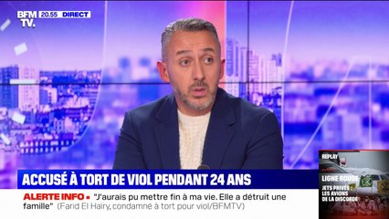 Farid El Haïry regrette que son accusatrice ne soit pas venue s'excuser