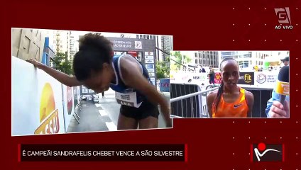 Sandrafelis Chebet fala sobre a emoção de vencer a São Silvestre