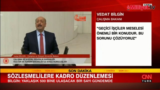 Bakan Bilgin'den EYT, asgari ücret ve sözleşmeli personel açıklaması