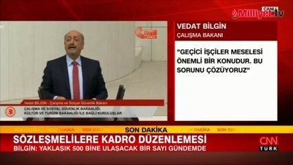 Bakan Bilgin'den EYT, asgari ücret ve sözleşmeli personel açıklaması