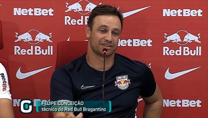 Felipe Conceição fala dos confrontos contra Vanderlei Luxemburgo