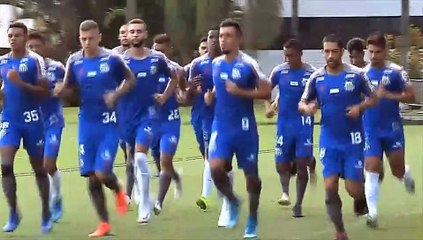 Imagens do treino do Santos desta terça-feira