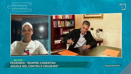 Pedrinho participa de forma exclusiva do Gazeta Esportiva