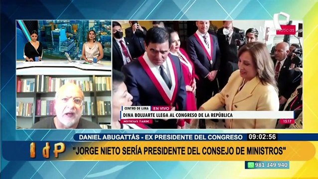 Daniel Abugattás tras revelar que Jorge Nieto sería el nuevo premier: me fui de boca