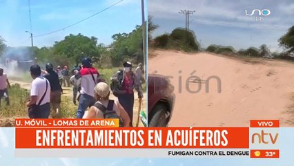 Enfrentamientos en los acuíferos de los previos de las Lomas de Arena, denuncian quemas por  los avasalladores