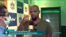 Exclusivo Meio-campista Felipe Melo fala sobre saída do Palmeiras