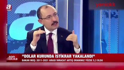 Bakan Muş'tan canlı yayında asgari ücret açıklaması