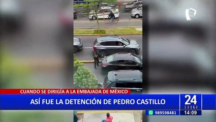 Pedro Castillo: Así fue la detención del vacado expresidente
