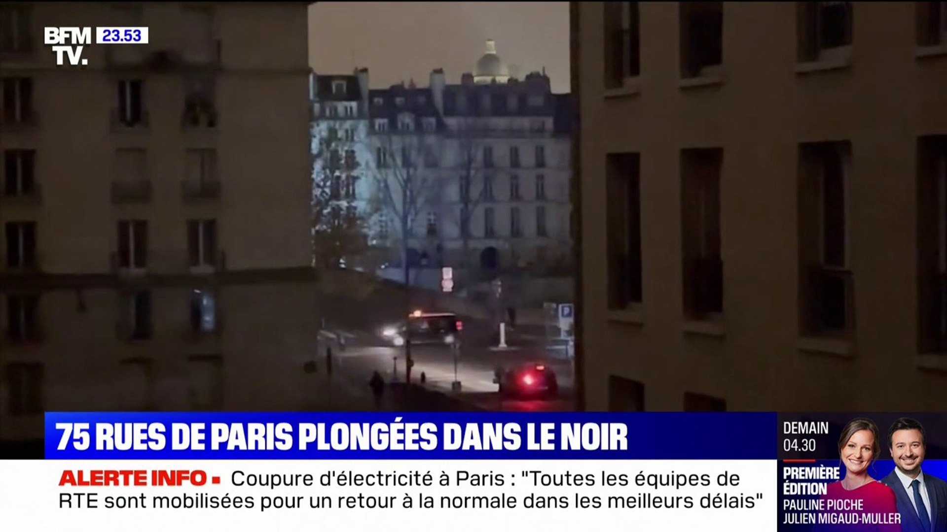 Paris: près de 75 rues touchées par une importante coupure de courant -  Vidéo Dailymotion