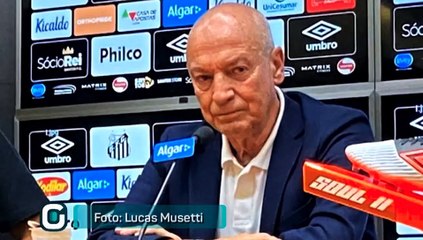 Jesualdo é apresentado no Santos e fala sobre Sampaoli e Jesus