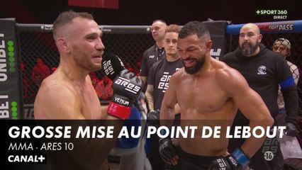 La mise au point de Mickael Lebout après sa victoire face à Karl Amoussou  - MMA ARES 10