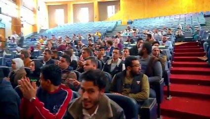 فوز محمد إسماعيل رئيسا لاتحاد طلاب جامعة سوهاج.. ومحمود عبد الرحيم نائبا
