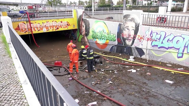 Veja as imagens dos estragos de uma noite de temporal em Lisboa