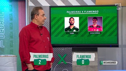Mesa Redonda analisa quem é melhor entre Palmeiras x Flamengo