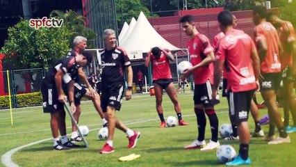 Miranda comenta sobre treino com o filho no São Paulo