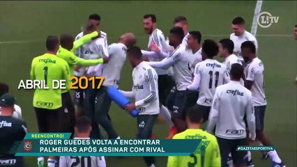 Roger Guedes reencontra Palmeiras - relembre a passagem pelo rival