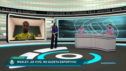 Wesley avalia atual momento do Palmeiras na temporada