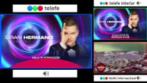 Comparación entre Telefe - Telefe Interior y Telefe Internacional durante el corte comercial de Staff