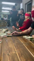 Family Plays Mouse Trap Cash Grab Game