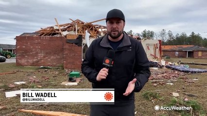 Boy alerts family to take cover during Louisiana tornado
