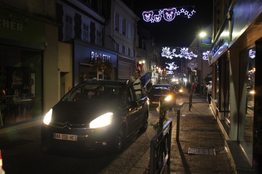 Célébration de la victoire de la France en demi-finale de la Coupe du monde à Argentan