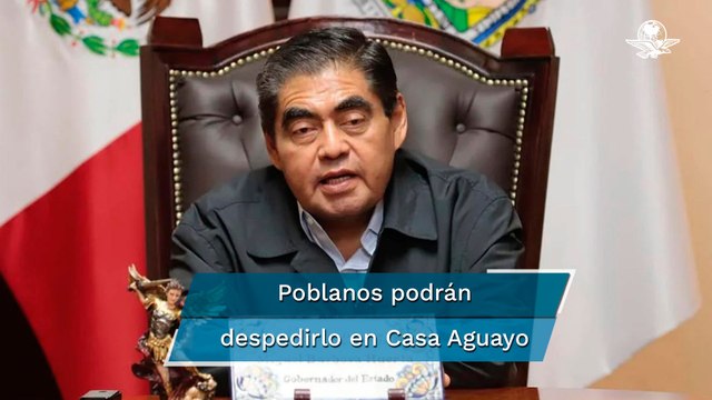 En Tehuacán, Puebla, Miguel Barbosa será sepultado el 15 de diciembre 