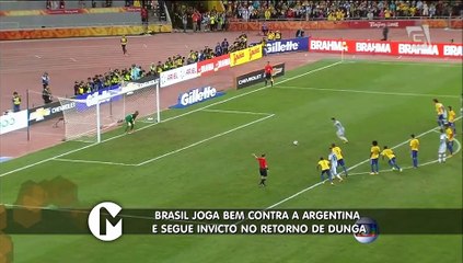 Assista aos melhores momentos de Brasil e Argentina no Superclássico